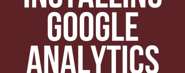 Installing Google Analytics on Wordpress
